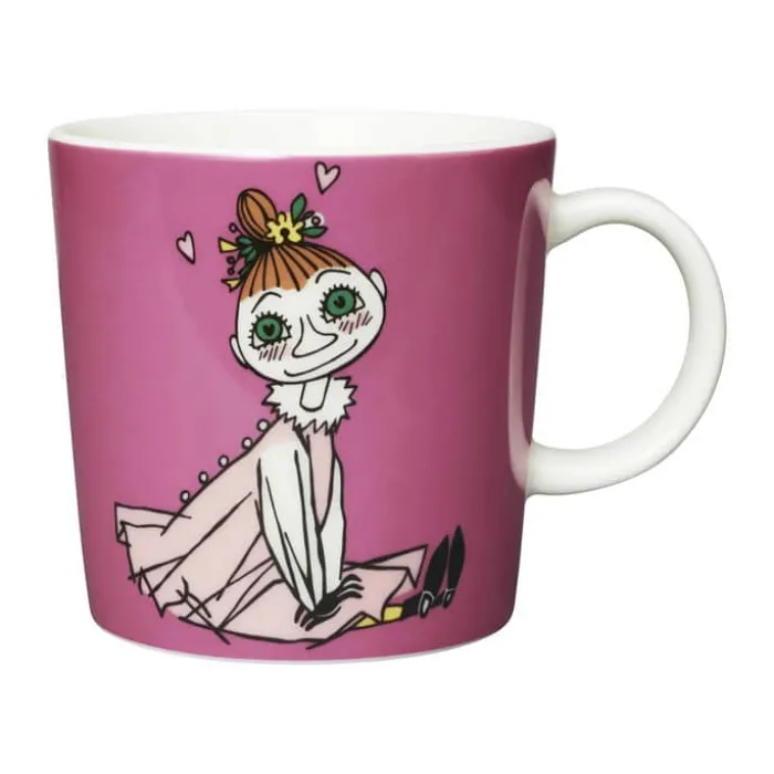 Moomin Arabia Krus - Mymlen 30 cl - Vitroporcelæn - Lyserød