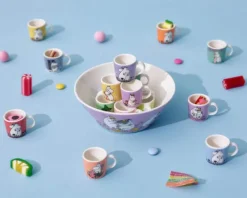 Moomin Arabia Minikrus - Lillemy H 3,1 cm - Vitroporcelæn - Multifarvet