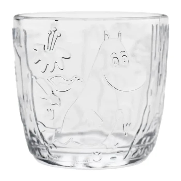 Moomin Arabia Moomin x Iittala Vandglas - Hattifnatterne - 2 stk. 28 cl - Glas - Klar