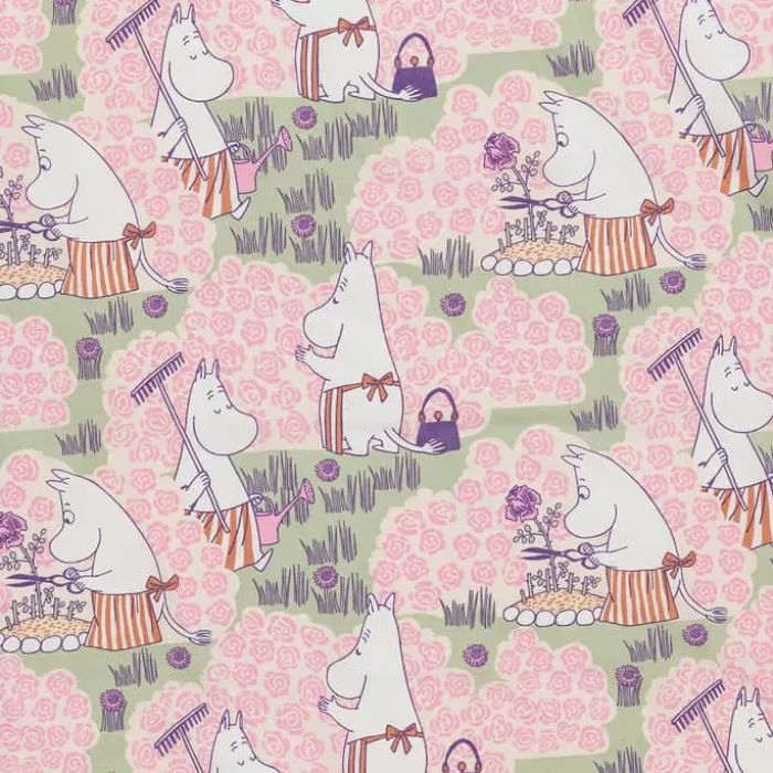 Moomin Arabia Pudebetræk - Rosenhavemønsteret B 50 x L 60 cm - Bomuld - Multifarvet