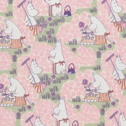 Moomin Arabia Sengetøj - Rosenhavemønsteret B 140 x L 200 cm - Bomuld - Multifarvet