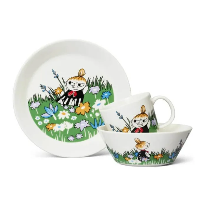 Moomin Arabia Skål - Lille My på engen Ø 15 cm - Vitroporcelæn - Multifarvet