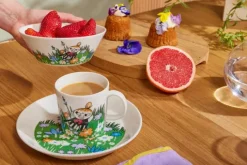 Moomin Arabia Skål - Lille My på engen Ø 15 cm - Vitroporcelæn - Multifarvet