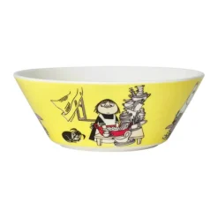 Moomin Arabia Skål - Misabel Ø 15 cm - Vitroporcelæn - Gul