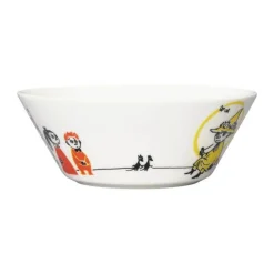 Moomin Arabia Skål - Mumrikken Ø 15 cm - Porcelæn - Hvid