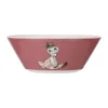 Moomin Arabia Skål - Mymlen Ø 15 cm - Vitroporcelæn - Lyserød