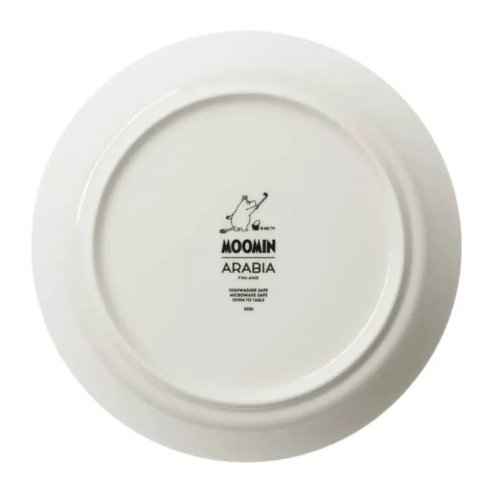 Moomin Arabia Tallerken - Ferieklar Ø 19 cm - Vitroporcelæn - Multifarvet