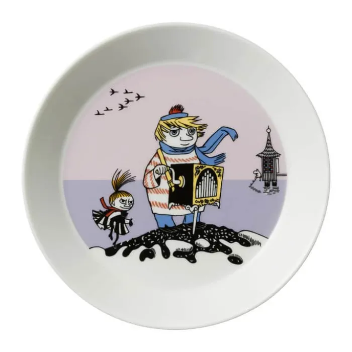 Moomin Arabia Tallerken - Tooticky Ø 19 cm - Vitroporcelæn - Lyserød