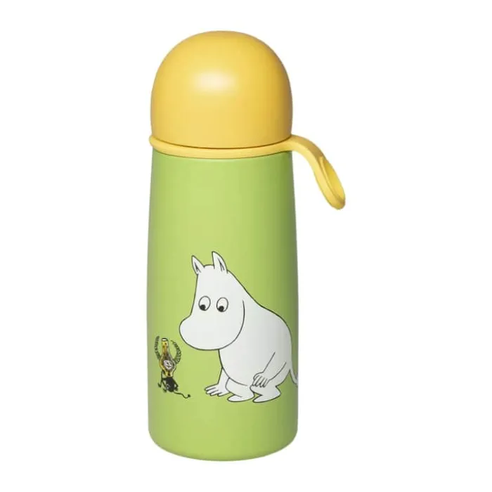 Moomin Arabia Termoflaske - Mumitrolden 45 cl - Rustfrit stål - Grøn/gul