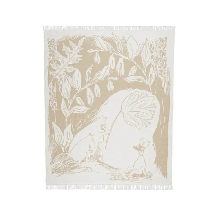 Moomin Arabia Tæppe B 130 x L 170 cm - Bomuld - Beige