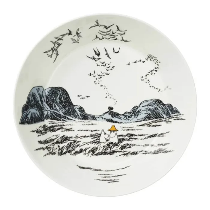 Moomin Arabia Tro mod sin oprindelse Skål Ø 23 cm - Vitroporcelæn