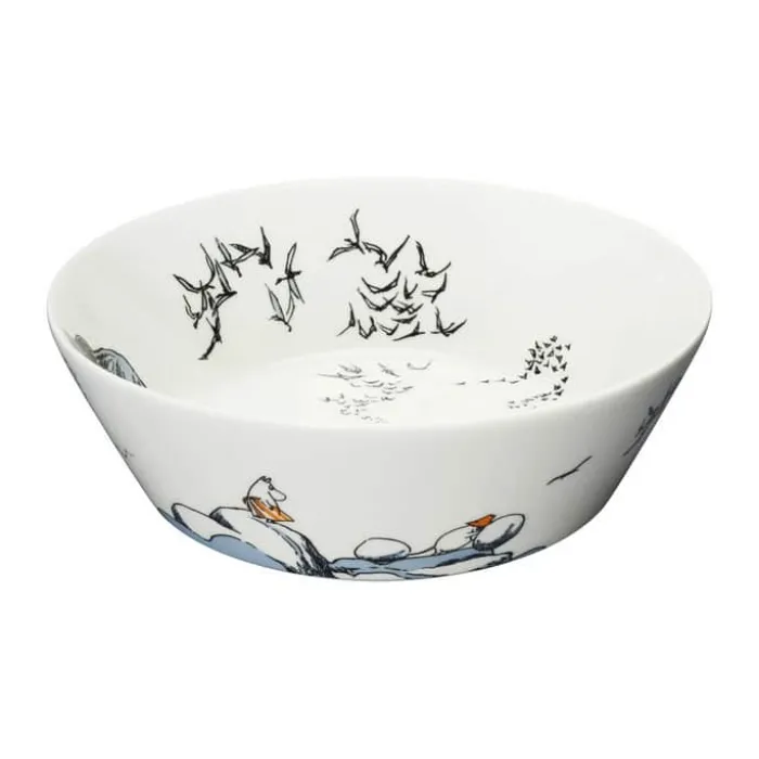 Moomin Arabia Tro mod sin oprindelse Skål Ø 23 cm - Vitroporcelæn