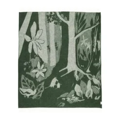 Moomin Arabia Uldtæppe B 130 x L 170 cm - Uld - Grøn