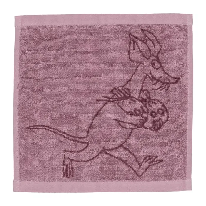 Moomin Arabia Vaskeklud - Sniff B 25 x L 25 cm - Økologisk Bomuld - Rød
