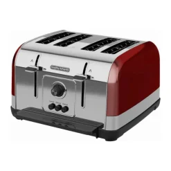 Morphy Richards Venture Brødrister 4 skiver - Flere risteindstillinger - Rød