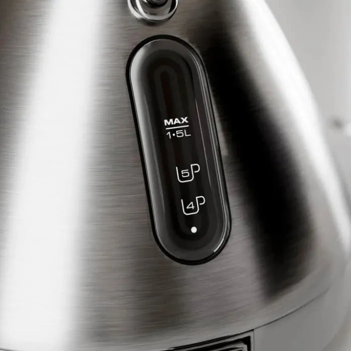 Morphy Richards Venture Pyramid Elkedel 1,5 liters kapacitet - Børstet stål