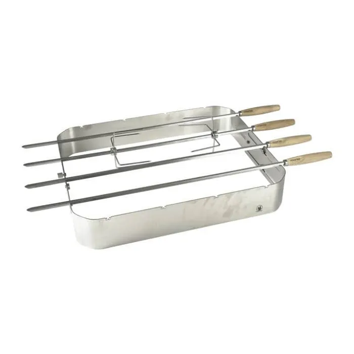 Morsø Churrasco BBQ sæt L 55 x B 55 cm - Rustfrit stål