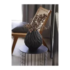 Morsø Flame Vase H 23 cm - Porcelæn - Sort