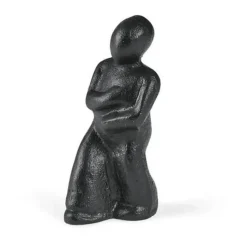 Morsø Skulptur - Mærk efter! Føles det rigtigt, så er det vejen H 13,5 cm - Støbejern - Sort