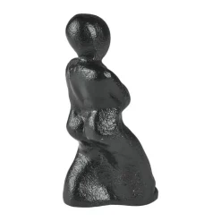 Morsø Skulptur - Mærk efter! Føles det rigtigt, så er det vejen H 13,5 cm - Støbejern - Sort