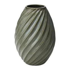 Morsø Vase H 16 cm - Porcelæn - Gråblå