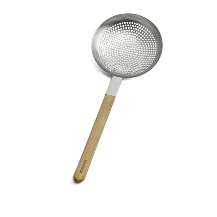 Morsø Vulcano hulske L 45 cm - Rustfrit stål/egetræ