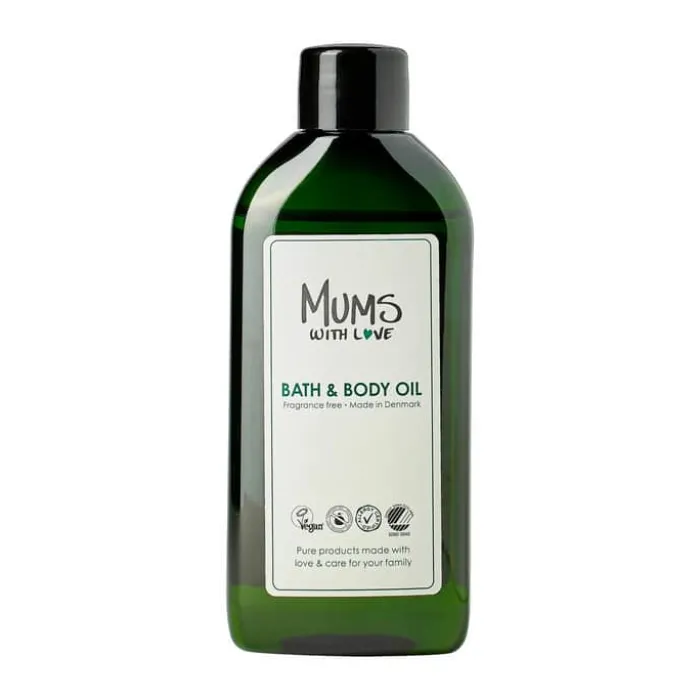Mums with love Bath & Body Oil 100 ml - Blødgørende og smidiggørende - Parfume- og parabenfri