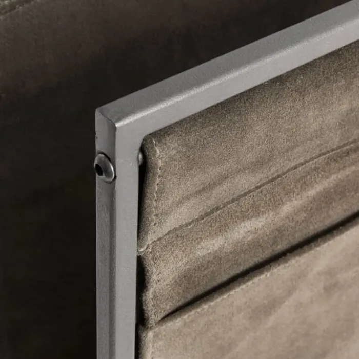 Muubs Bronx Magasinholder H 40 x B 40 cm - Jern/ruskind - Sort