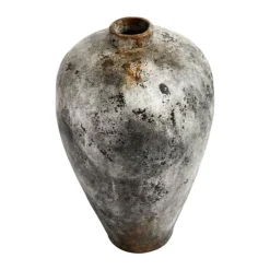 Muubs Echo Krukke Ø 45 x H 80 cm - Terrakotta - Grå