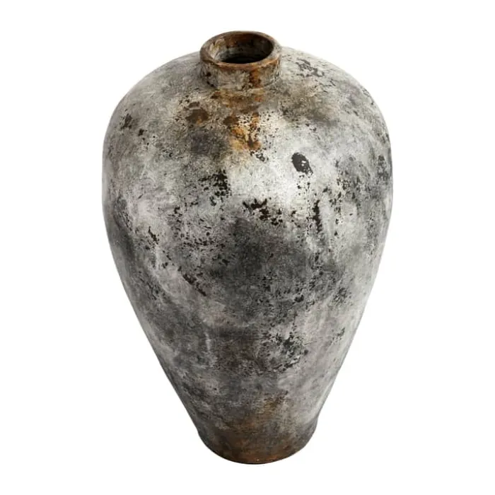 Muubs Echo Krukke Ø 45 x H 80 cm - Terrakotta - Grå