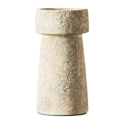 Muubs Eris Lysestage H 16 cm - Keramik - Sand