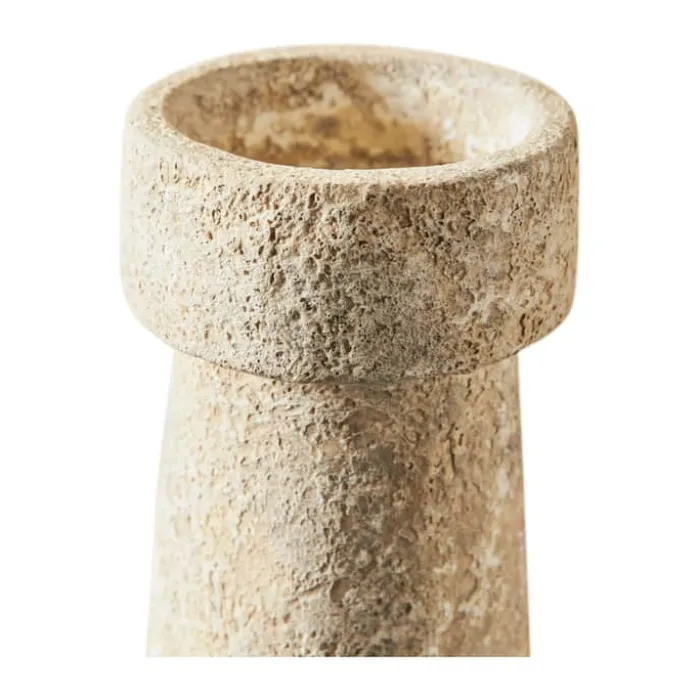Muubs Eris Lysestage H 16 cm - Keramik - Sand