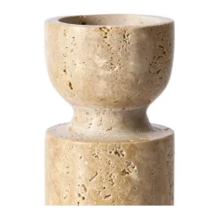 Muubs Minerva Fyrfadsstage - 2 stk. Ø 5,5 cm - Keramik - Creme