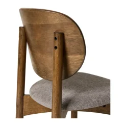Muubs Oka Spisebordsstol H 82 x B 53 x L 46 cm - Metal - Dark oil