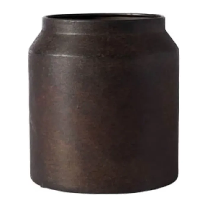 Muubs Sai Krukke Ø 21 x H 23 cm - Metal - Brun