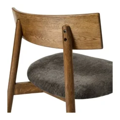 Muubs Tetra Loungestol H 74,7 x B 67,6 x L 65,5 cm - Egetræ - Dark oil