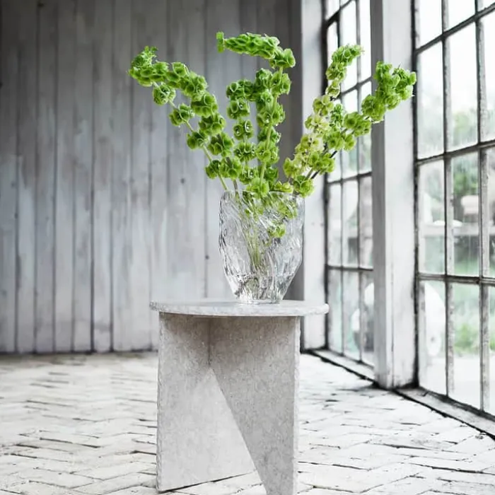 Muubs Verde Sidebord Ø 40 x H 42 cm - Marmor - Creme