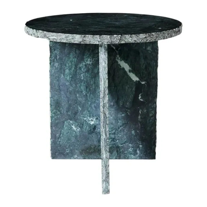 Muubs Verde Sidebord Ø 40 x H 42 cm - Marmor - Grøn