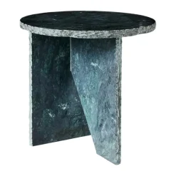 Muubs Verde Sidebord Ø 40 x H 42 cm - Marmor - Grøn