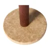 Muubs Yami Køkkenrulleholder H 31 cm - Asketræ/marmor - Brun