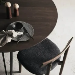 Muubs Yami Kværn H 20 cm - Carboniseret asketre/marmor - Natur