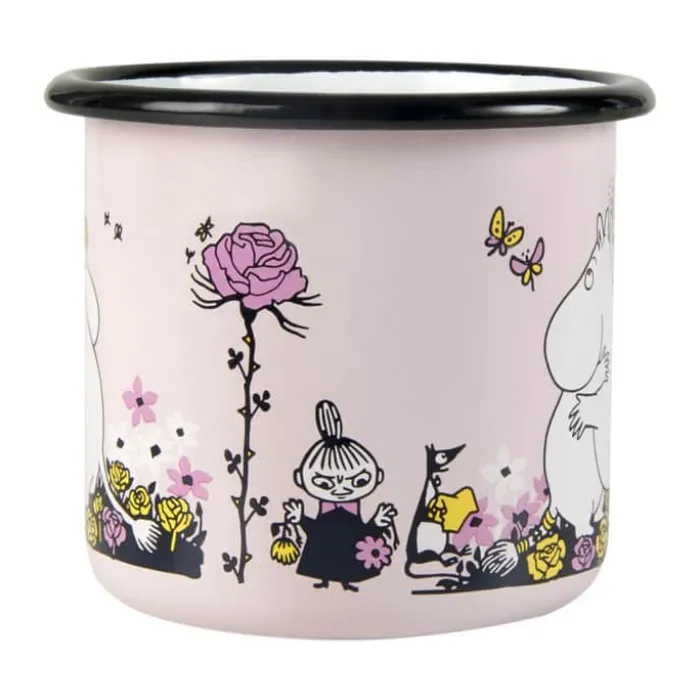 Muurla Moomin Krus - Hug 37 cl - Emaljeret stål - Lyserød