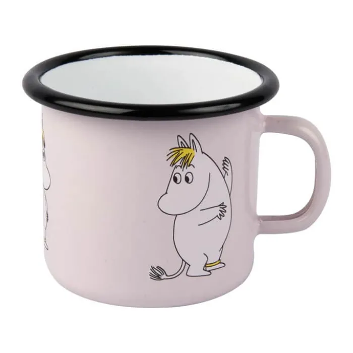 Muurla Moomin Krus - Snorkmaiden Retro 25 cl - Emaljeret stål - Lyserød