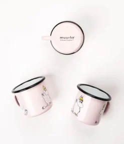 Muurla Moomin Krus - Snorkmaiden Retro 25 cl - Emaljeret stål - Lyserød