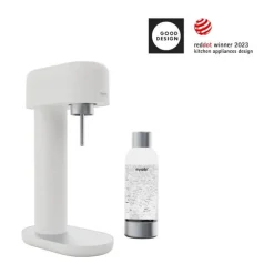MySoda Ruby 2 Sodavandsmaskine Inkl. 1 quick-lock premium flaske - Aluminium - Hvid/sølvfarvet
