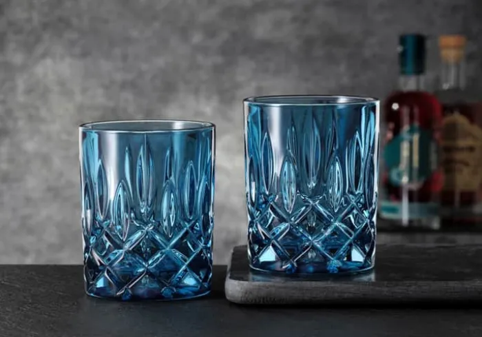 Nachtmann Noblesse Whiskyglas - 2 stk. 29,5 cl - Krystalglas - Blå