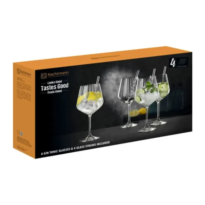 Nachtmann Tastes Good Gin & Tonic Glas - 4 stk. 64 cl - Krystalglas - Klar