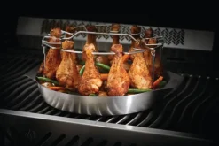 Napoleon Grill Rack til kyllingelår B 30 x L 32,3 cm - Rustfrit stål - Sølvfarvet