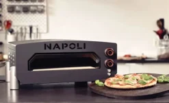Napoli Elektrisk Pizzaovn B 57,4 x H 23 x D 47 cm - max. 2000 watt - Grå