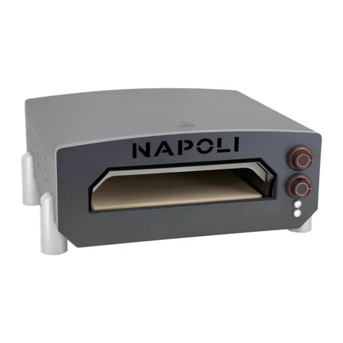 Napoli Elektrisk Pizzaovn B 57,4 x H 23 x D 47 cm - max. 2000 watt - Grå